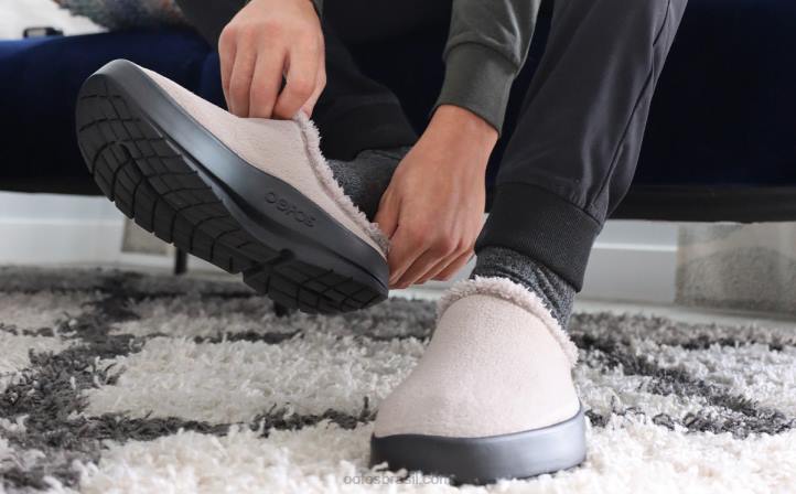 Pardo OOFOS mule masculina oocoozie 62V2162