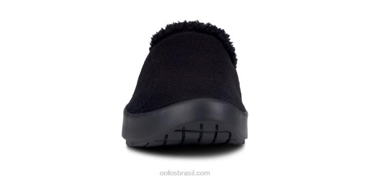 preto OOFOS mule masculina oocoozie 62V2161
