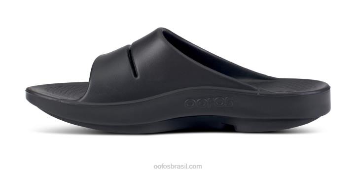Preto branco OOFOS sandália esportiva ooahh masculina 62V2110