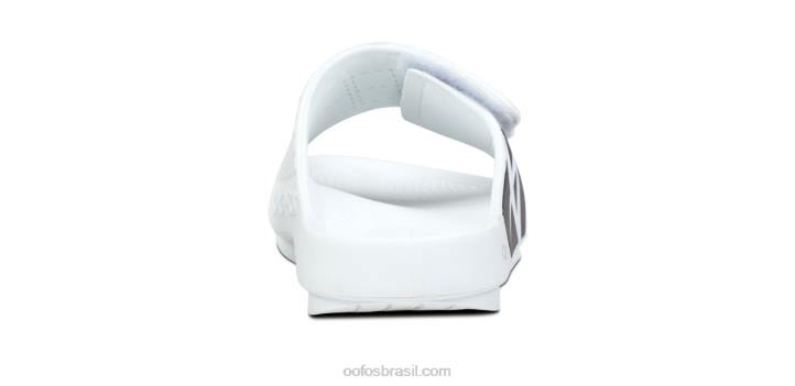 branco OOFOS sandália masculina ooahh esporte flex 62V2122