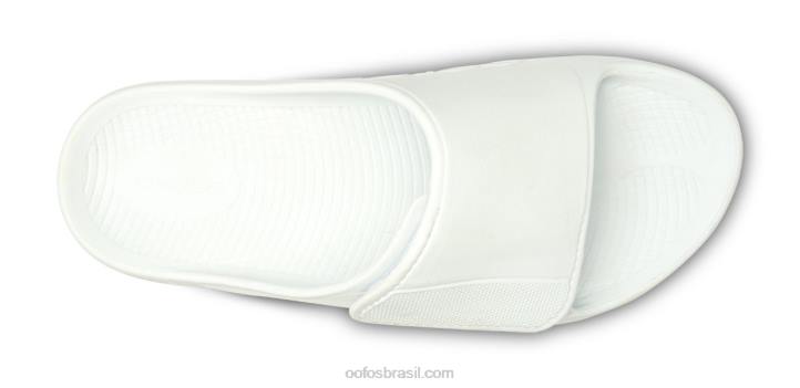 branco OOFOS sandália masculina ooahh esporte flex 62V2144