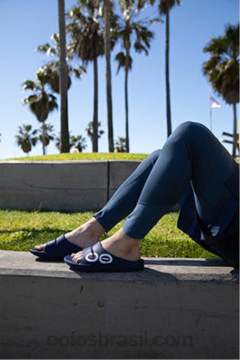 branco marinho OOFOS sandália esportiva ooahh masculina 62V2137