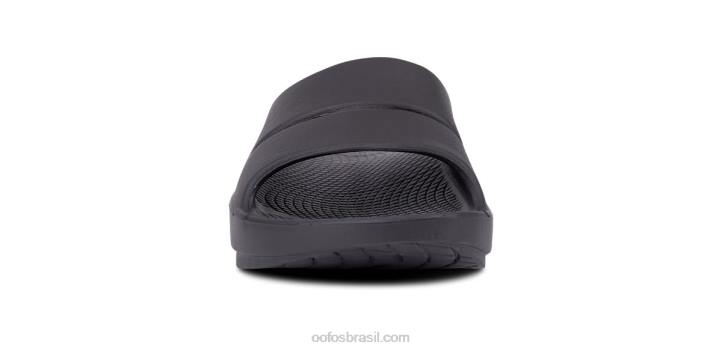 preto OOFOS sandália masculina ooahh slide 62V2127
