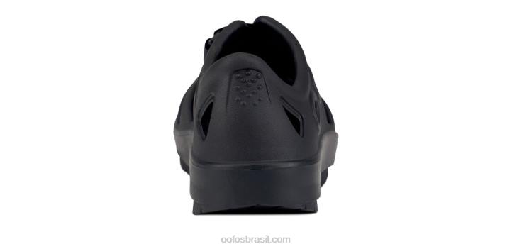 preto OOFOS sandália masculina oocandoo 62V2141