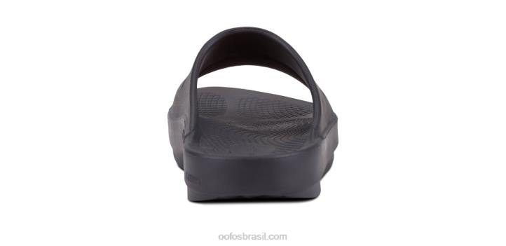 preto fosco OOFOS sandália esportiva ooahh masculina 62V2130