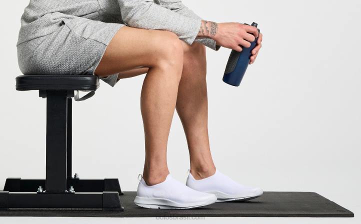 branco OOFOS sapato baixo esportivo oomg masculino 62V2148