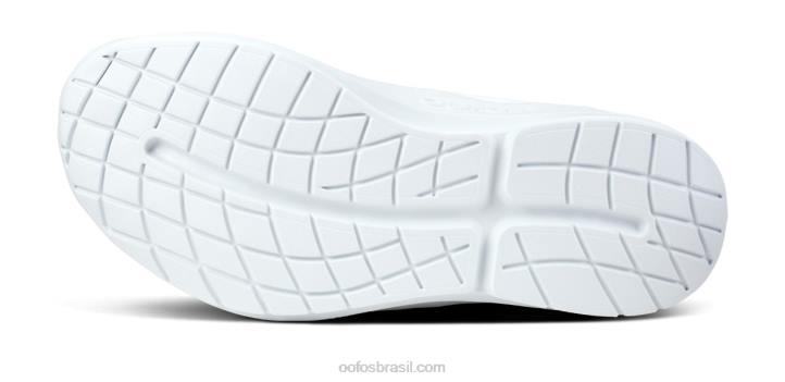 branco OOFOS sapato baixo esportivo oomg masculino 62V2148