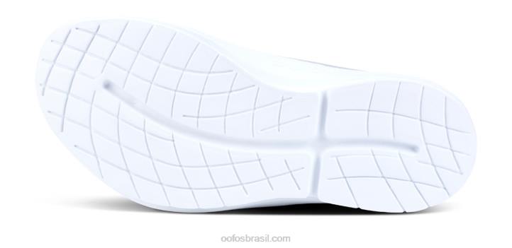 branco cinza OOFOS sapato baixo masculino oomg eezee 62V2153