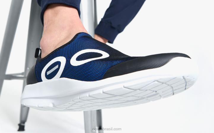 marinha OOFOS sapato baixo esportivo oomg masculino 62V2149