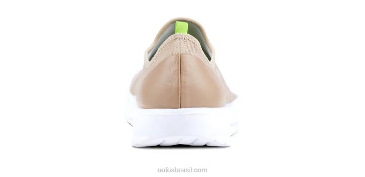 taupe branco OOFOS sapato baixo masculino oomg eezee 62V2154