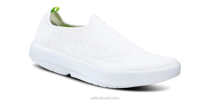 verificador branco OOFOS sapato baixo masculino oomg eezee 62V2155