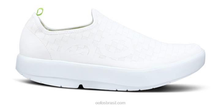 verificador branco OOFOS sapato baixo masculino oomg eezee 62V2155