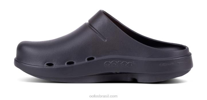 preto OOFOS tamanco masculino 62V2159