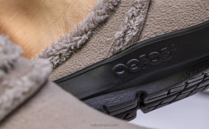 Pardo OOFOS sapato mule oocoozie feminino 62V2105