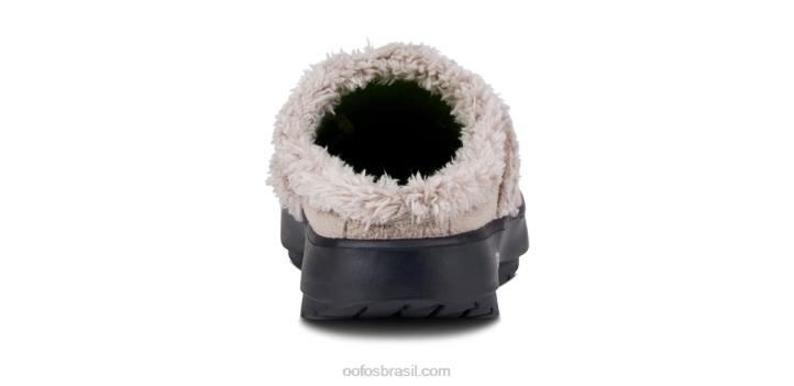 Pardo OOFOS sapato mule oocoozie feminino 62V2105