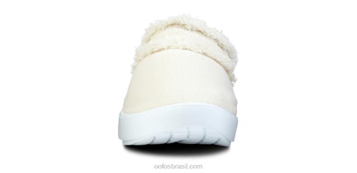 bege OOFOS sapato mule oocoozie feminino 62V2109