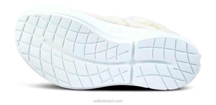 bege OOFOS sapato mule oocoozie feminino 62V2109