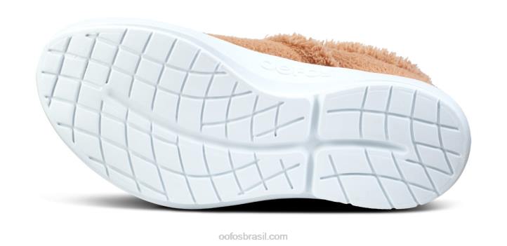 castanha OOFOS sapato baixo oocoozie feminino 62V2108