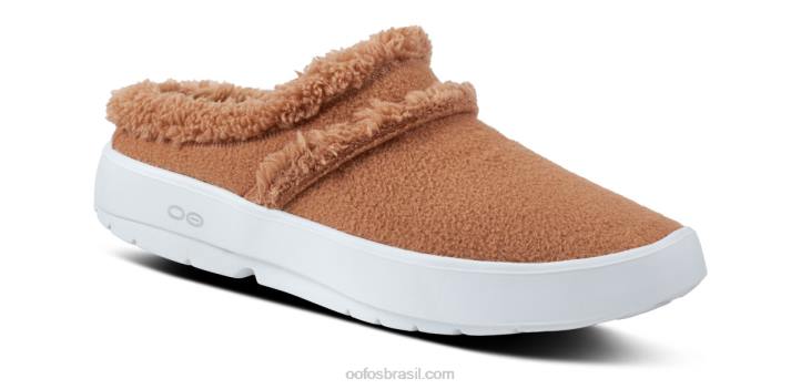 castanha OOFOS sapato mule oocoozie feminino 62V2102