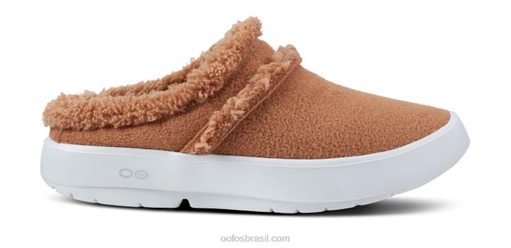 castanha OOFOS sapato mule oocoozie feminino 62V2102