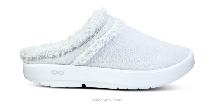 cinza claro OOFOS sapato mule oocoozie feminino 62V2106
