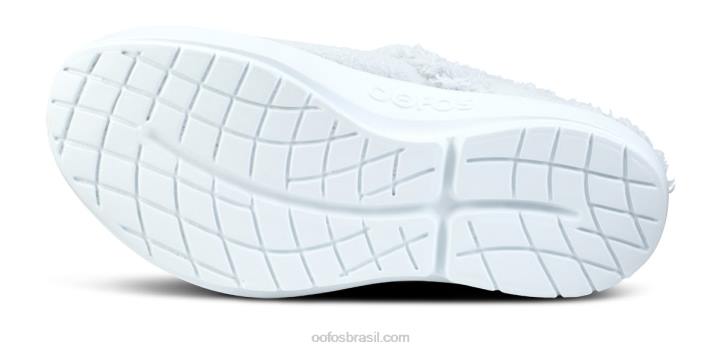 cinza claro OOFOS sapato mule oocoozie feminino 62V2106