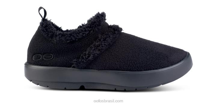 preto OOFOS sapato baixo oocoozie feminino 62V2103