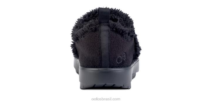 preto OOFOS sapato baixo oocoozie feminino 62V2103