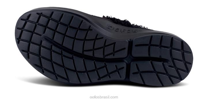 preto OOFOS sapato mule oocoozie feminino 62V2104