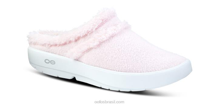 rosa OOFOS sapato mule oocoozie feminino 62V2107