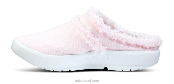 rosa OOFOS sapato mule oocoozie feminino 62V2107