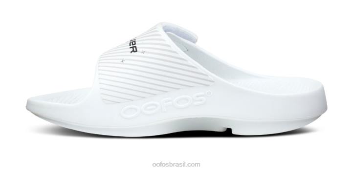 branco OOFOS sandália feminina ooahh esporte flex 62V218