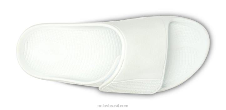 branco OOFOS sandália feminina ooahh esporte flex 62V260
