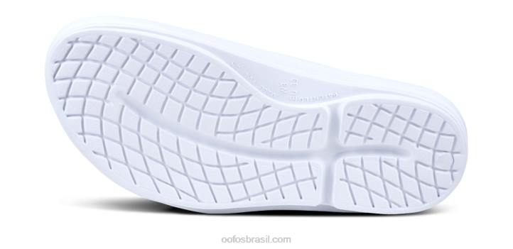 branco OOFOS sandália oomega oolala feminina 62V267
