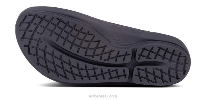 café com leite OOFOS sandália feminina oolala luxe 62V231