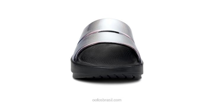 calipso OOFOS sandália feminina ooahh luxe slide 62V233