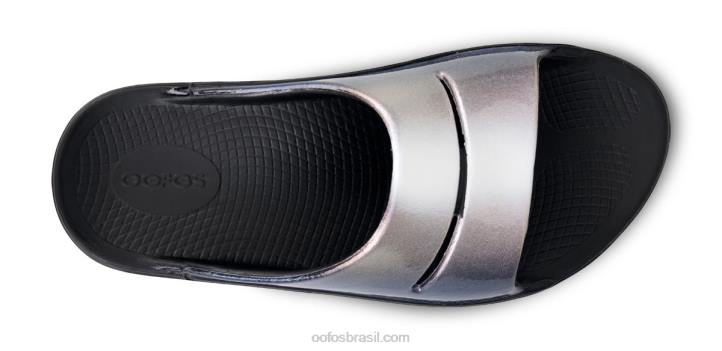 calipso OOFOS sandália feminina ooahh luxe slide 62V233