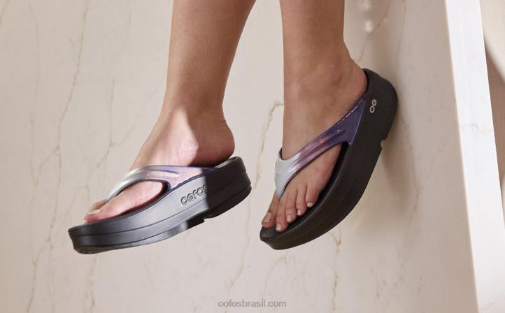 calipso OOFOS sandália feminina oomega oolala luxe 62V28