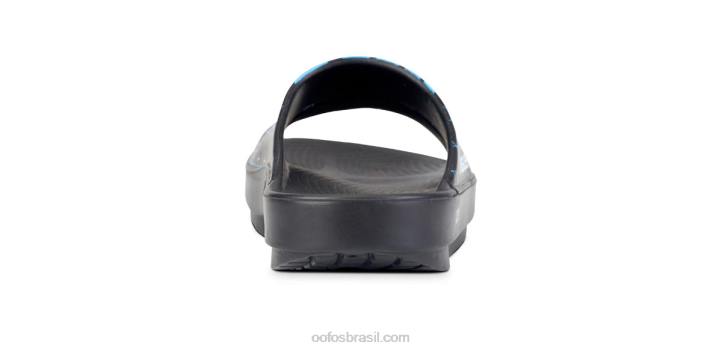 esqueleto bauer OOFOS sandália feminina ooahh slide limitada 62V221