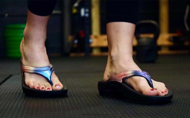 horizonte OOFOS sandália feminina oolala luxe 62V255