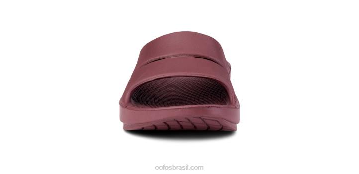 marte vermelho OOFOS sandália feminina ooahh slide 62V250