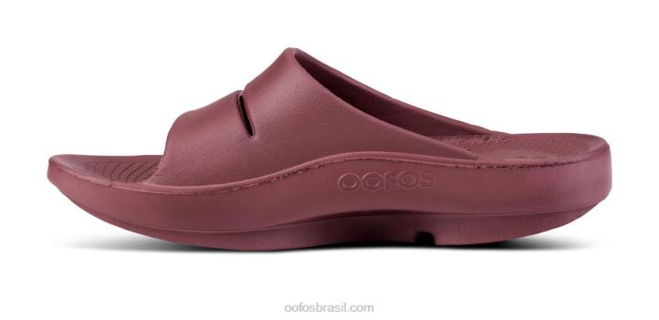 marte vermelho OOFOS sandália feminina ooahh slide 62V250