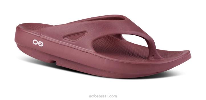 marte vermelho OOFOS sandália ooriginal feminina 62V259