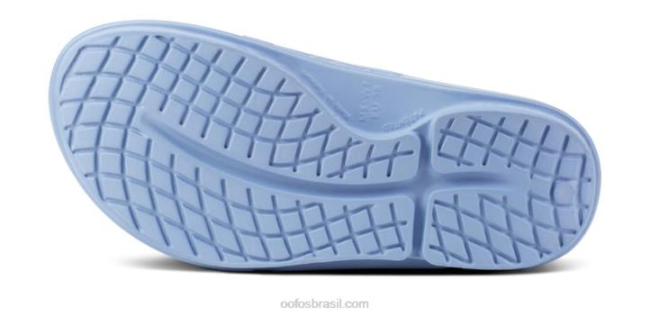 netuno azul OOFOS sandália feminina ooahh esporte flex 62V215