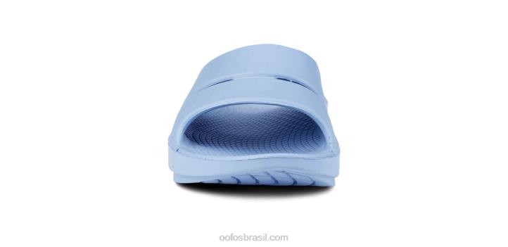 netuno azul OOFOS sandália feminina ooahh slide 62V25