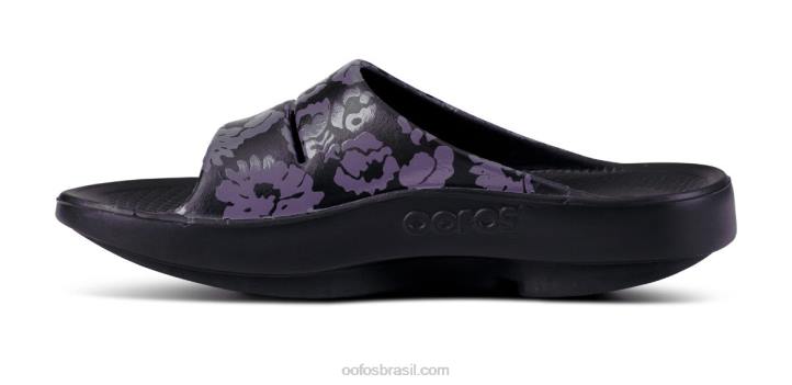 trópicos da meia-noite OOFOS sandália feminina ooahh slide limitada 62V214