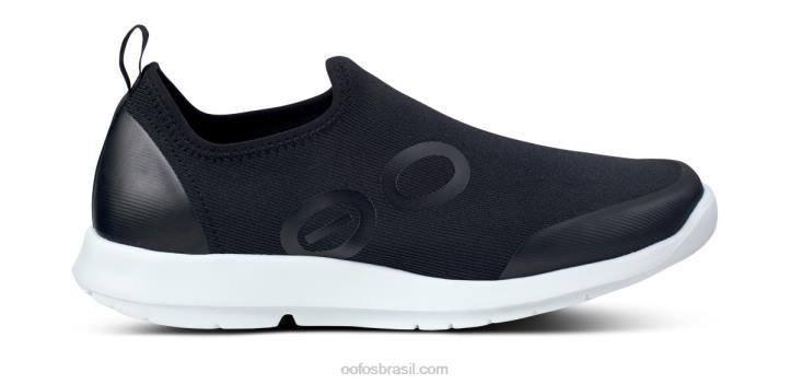 Branco preto OOFOS sapato baixo esportivo oomg feminino 62V270