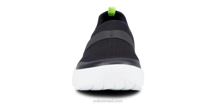 Branco preto OOFOS sapato baixo feminino oomg 62V278