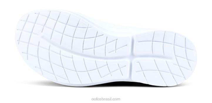 Branco preto OOFOS sapato baixo feminino oomg eezee 62V280