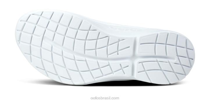 branco OOFOS sapato baixo esportivo oomg feminino 62V271